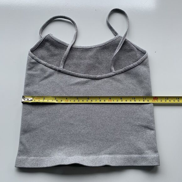 Free People Gray Tank Top Size M/L - Picture 2 of 7